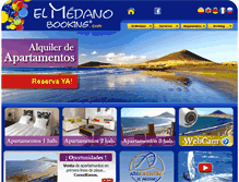 Tablet Screenshot of elmedanobooking.com